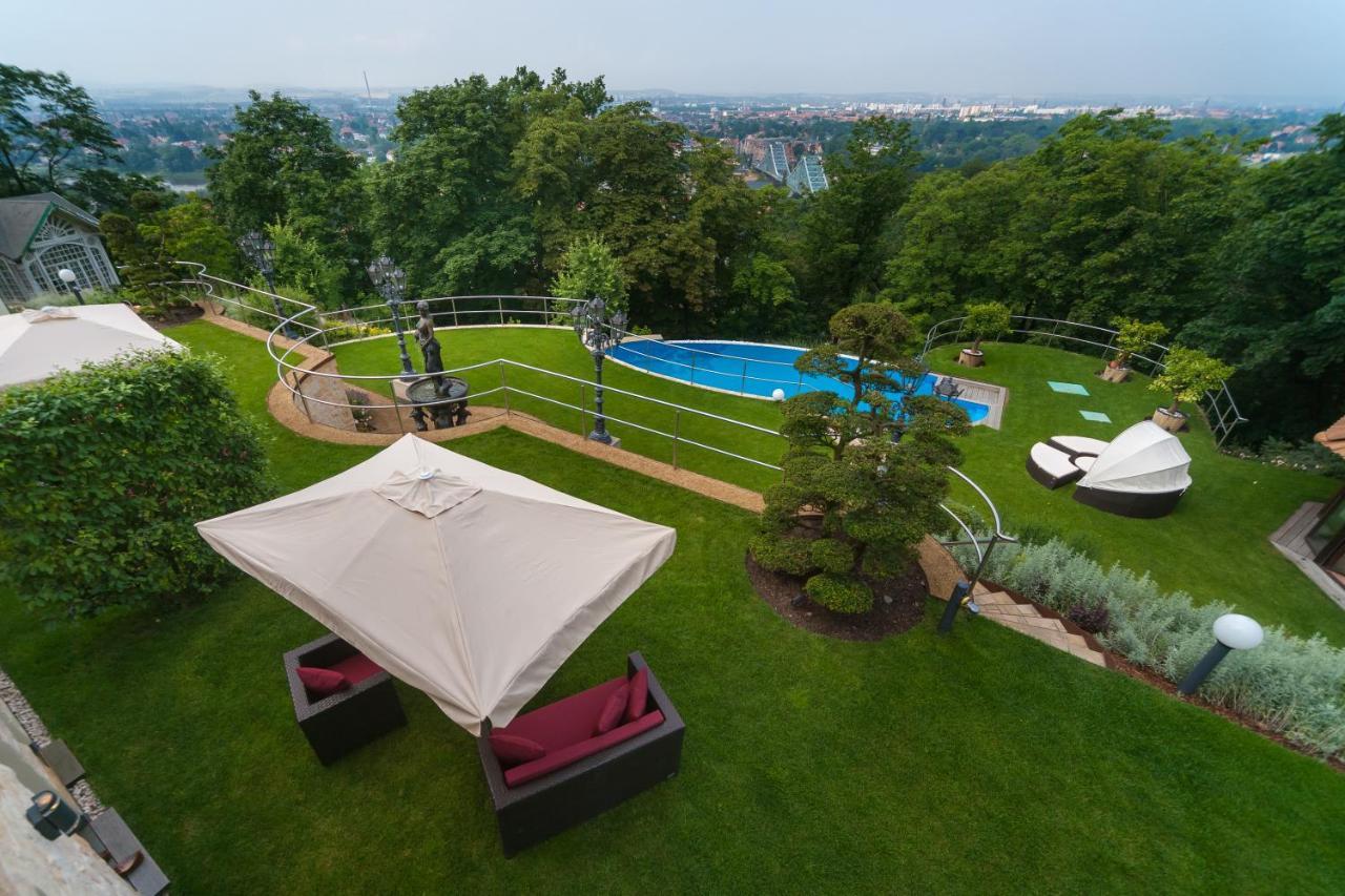 Villa Via Lapis - Panoramablick Ueber Dresden - Garten - Pool - Sauna - Luxus Dış mekan fotoğraf