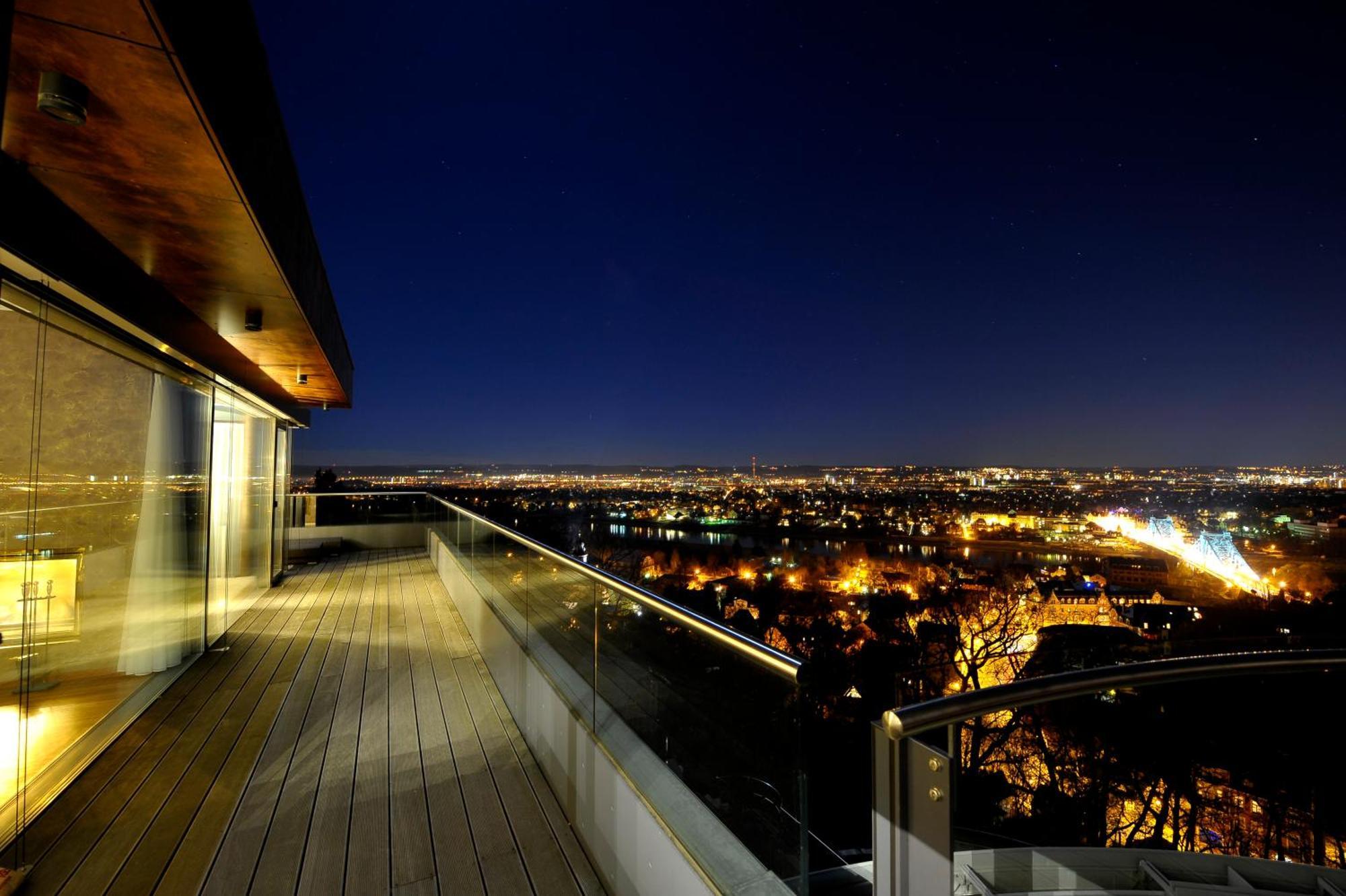 Villa Via Lapis - Panoramablick Ueber Dresden - Garten - Pool - Sauna - Luxus Dış mekan fotoğraf